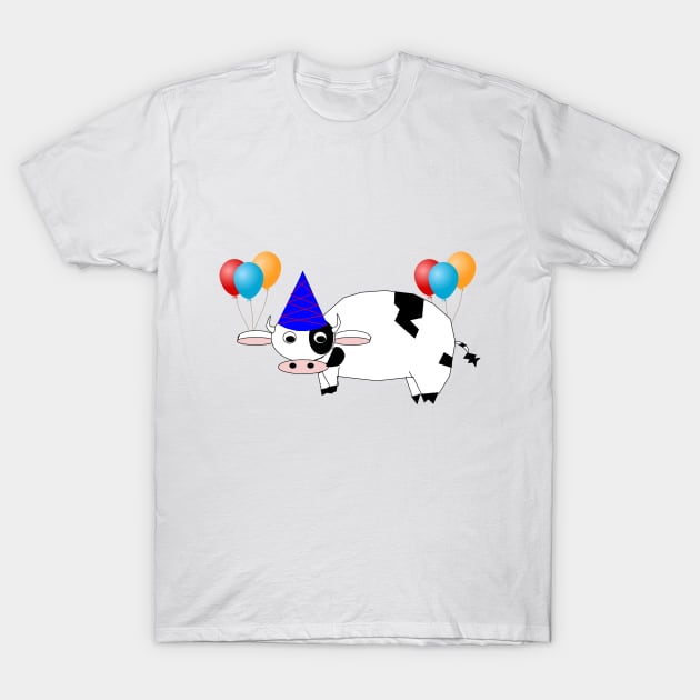 Birthday Cow T-Shirt by rockcock